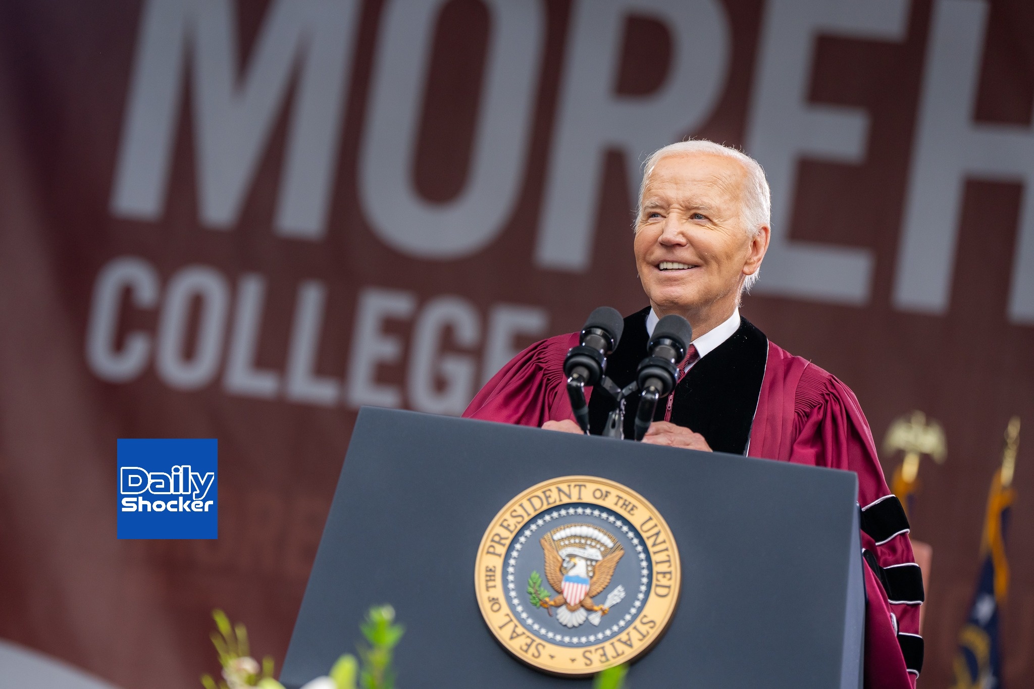 President Biden delivered the Spring Commencement Address at Morehouse College to Class of 2024